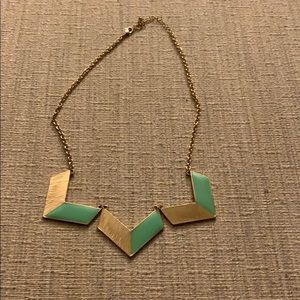 Turquoise and gold necklace